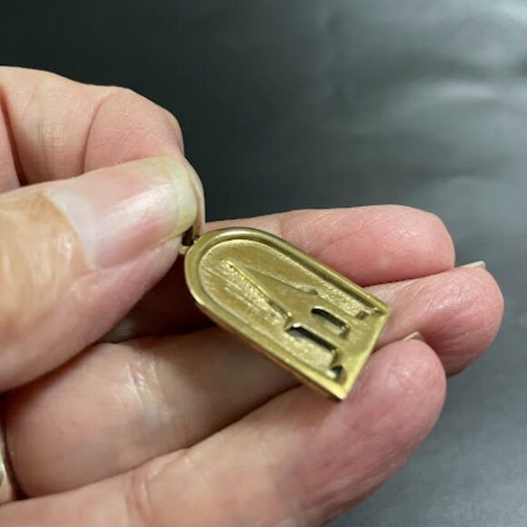 Rare JEEP COLLINS Retired The Steeple Church Pendant, Charm Solid Brass - Picture 9 of 10